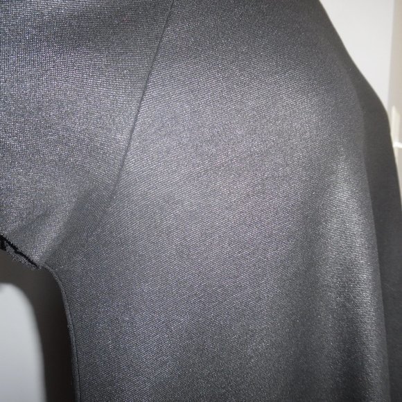 COS Shimmer High Low Raw Edge Jersey‎ Black Casual Cocktail Dress - Picture 9 of 13